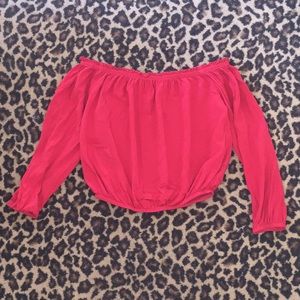 Brandy Melville off the shoulder Maura top